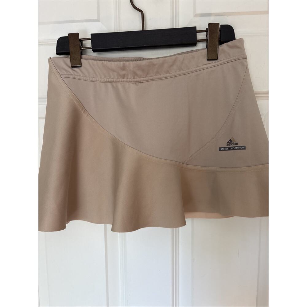 Adidas Stella McCartney Barricade Tennis pickle skort sz M/L sand taupe